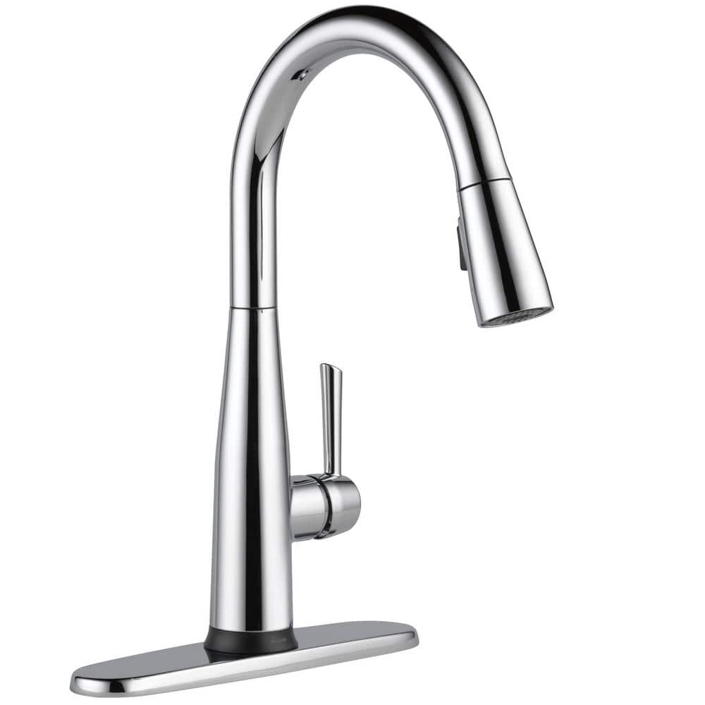 Chrome Transitional Pull-Down Kitchen Faucet with Touch Technology
