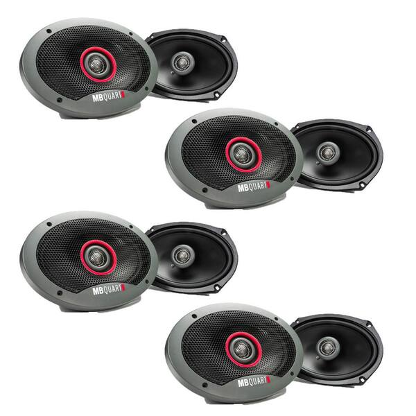 MAXXSONICS MB Quart Formula 6 x 9 in. 2 Way Coaxial Speakers (8-Pack)
