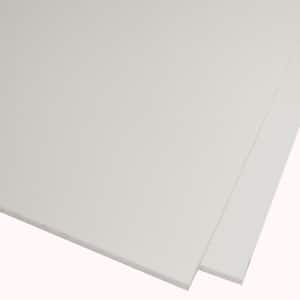 24 in. x 36 in. x .100 in. White HDPE Sheet (2-Pack)