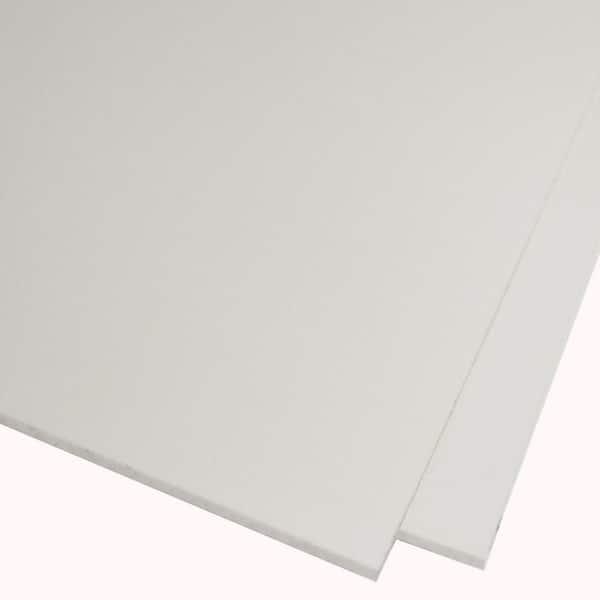 SHAPE PRODUCTS 24 in. x 36 in. x .100 in. White HDPE Sheet (2-Pack)