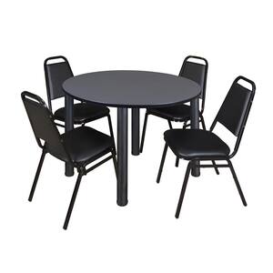 Regency Kahlo 42 in. Square Breakroom Table & 4 Restaurant Stack Chairs -  REG-TPL424229 – SchoolOutlet