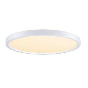 15-in. 30-Watt White Selectable Dimmable Integrated LED Indoor Flush Mount
