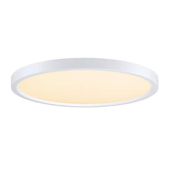 Westinghouse 15-in. 30-Watt White Selectable Dimmable Integrated LED Indoor Flush Mount