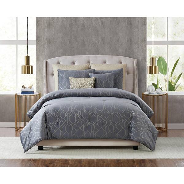 FIFTH AVENUE LUX Madison 7 Piece Queen Comforter Set