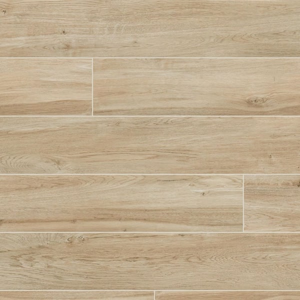 Benson Park 9 in. x 47 in. Matte Porcelain Wood Look Floor and Wall Tile (432 sq. ft. /Pallet)