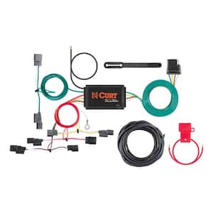 Custom Vehicle-Trailer Wiring Harness, 4-Way Flat Output, Select Honda Civic, Quick Electrical Wire T-Connector