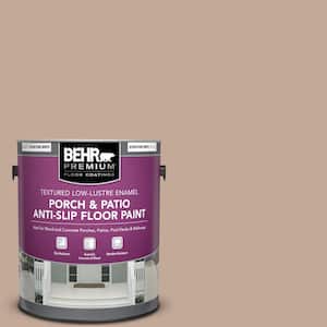 1 gal. #760B-4 Adobe Straw Textured Low-Lustre Enamel Interior/Exterior Porch and Patio Anti-Slip Floor Paint