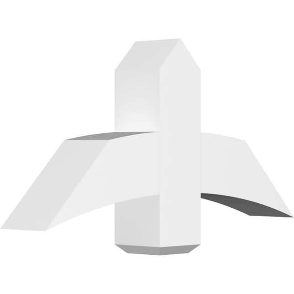 Ekena Millwork Bellingham 36 in. W x 18 in. H x 6 in. D Signature Polyurethane Bracket