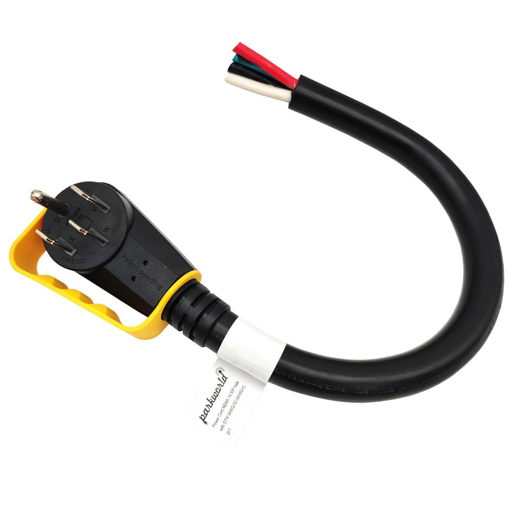 2 ft. 6/3 Plus 8/1 50 Amp NEMA 14-50 Power Cord With Handle for RV/EV Charger/Generator/Range(14-50P to 4-Wires), Black price history on PriceWatchPro