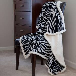 Zebra Multicolored Throw Blanket