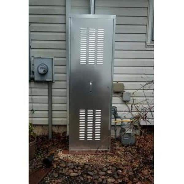 24 in. Galvanized Steel Water Heater Enclosure