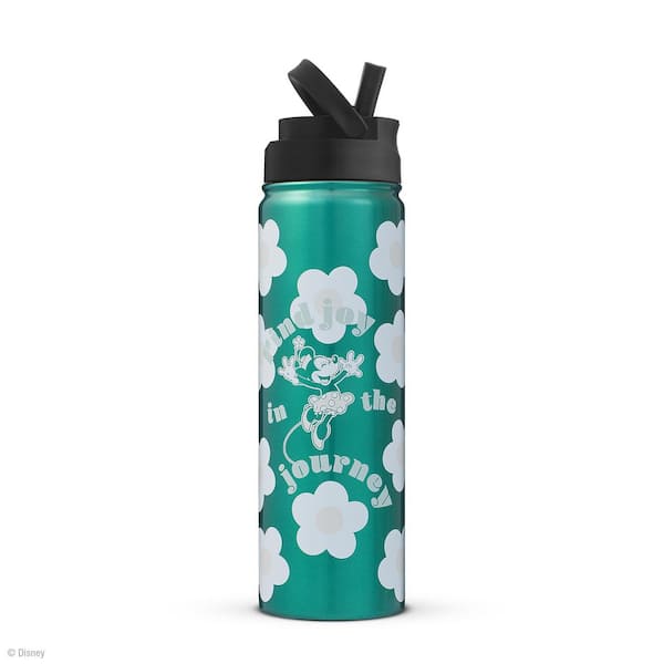 JoyJolt Disney Minnie Mouse Retro Vintage Water Bottle 22 oz. Journey