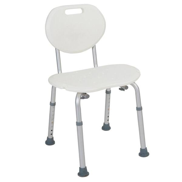 Drive 19.75 in. W x 17.25 in. D Shower Seat with Oval Back