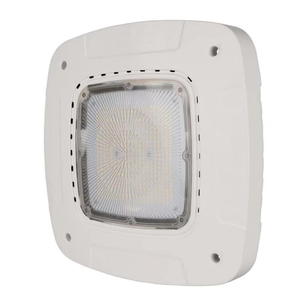 Innoled 500-Watt Equivalent Integrated LED White Canopy Light Gas Station, 5000K