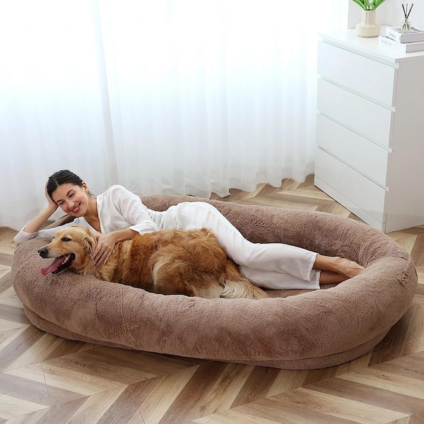 Giant cat bed for cheap humans