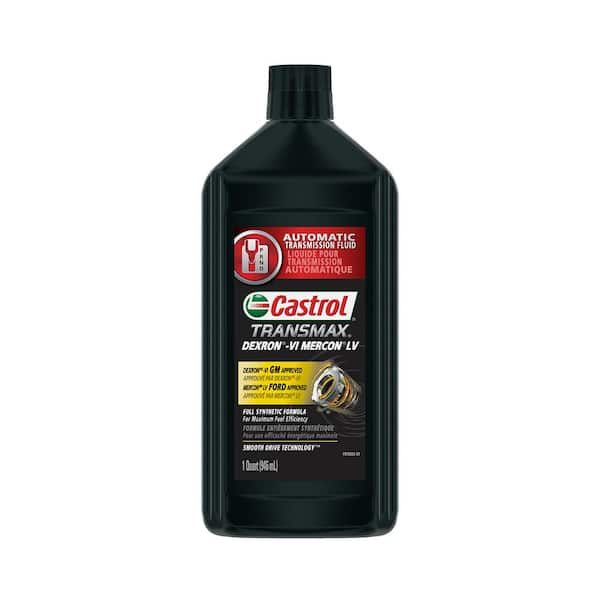 CASTROL Transmax DEXRON-VI Mercon LV Automatic Transmission Fluid, 1 qt.