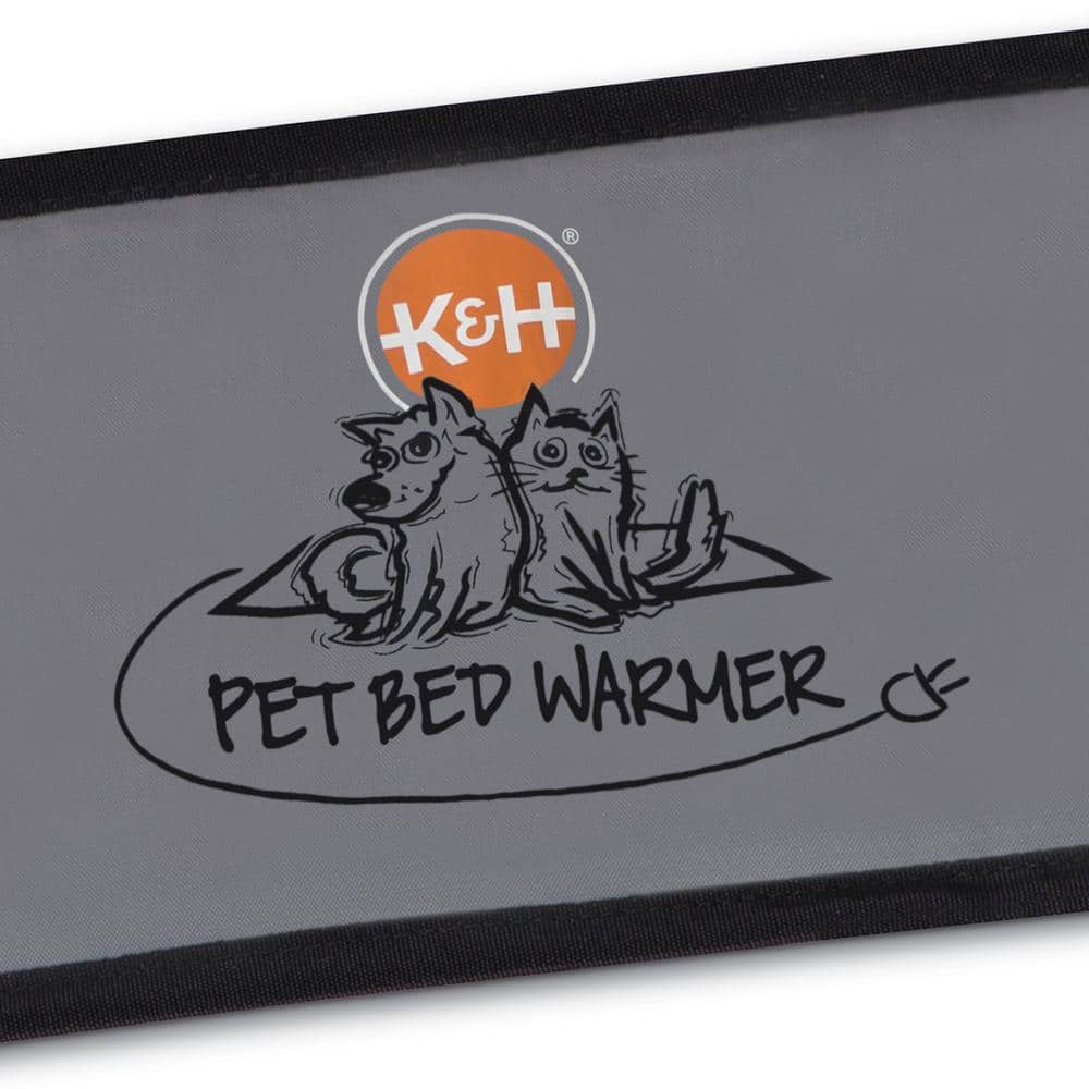 Medium Gray Electric Pet Bed Warmer Pad