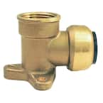 1/2 in. Brass 90 Deg. Push-to-Connect x Female Pipe Thread Drop Ear Elbow