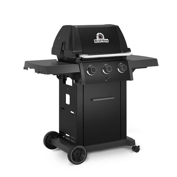 Broil King Royal 320 Shadow 3-Burner Propane Gas Grill in Black