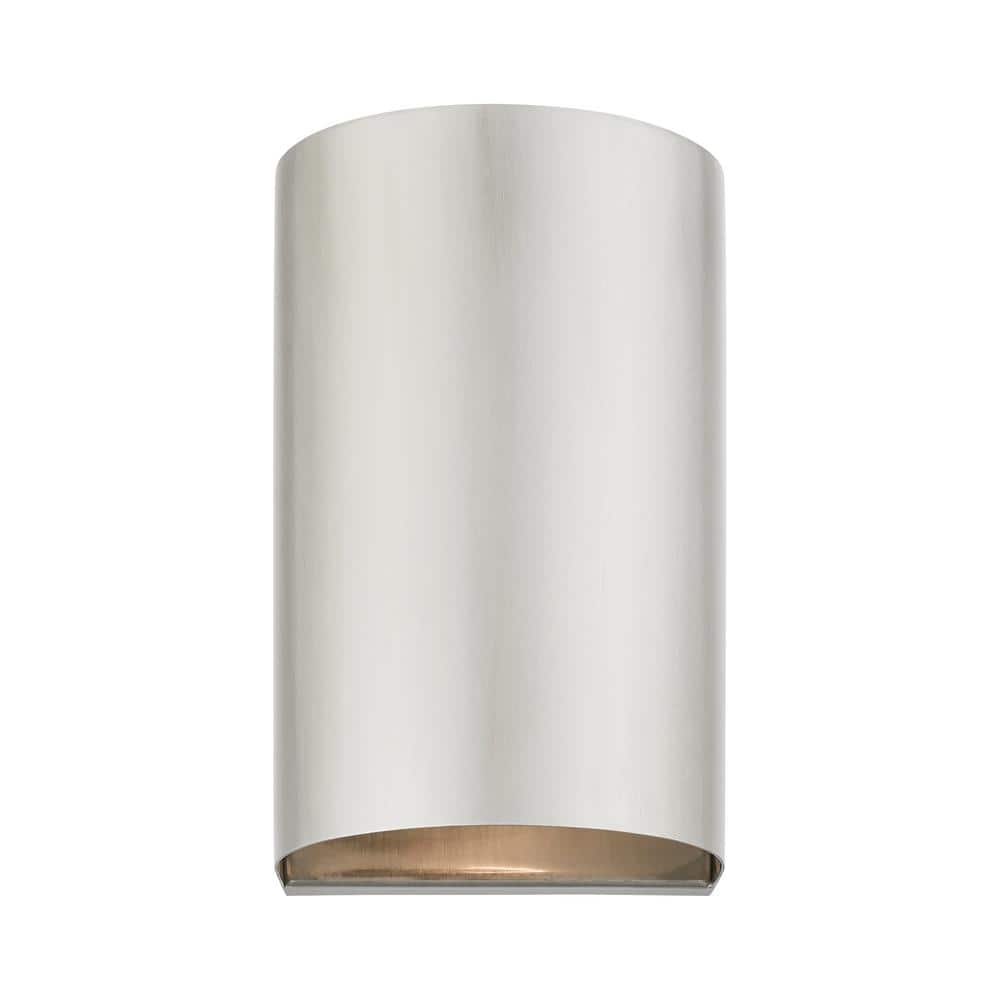 Brushed Nickel Dimmable Direct Wired Electric Sconce