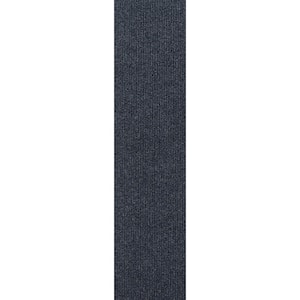 Blue Commercial/Residential 9 in. x 36 in. Peel and Stick Carpet Tile Plank 16 Tiles/Case (36 sq. ft.)