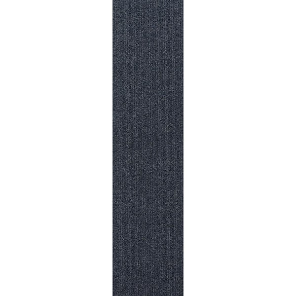 Foss Ocean - Blue Commercial 9 x 36 in. Peel and Stick Carpet Tile Plank (36 sq. ft.)