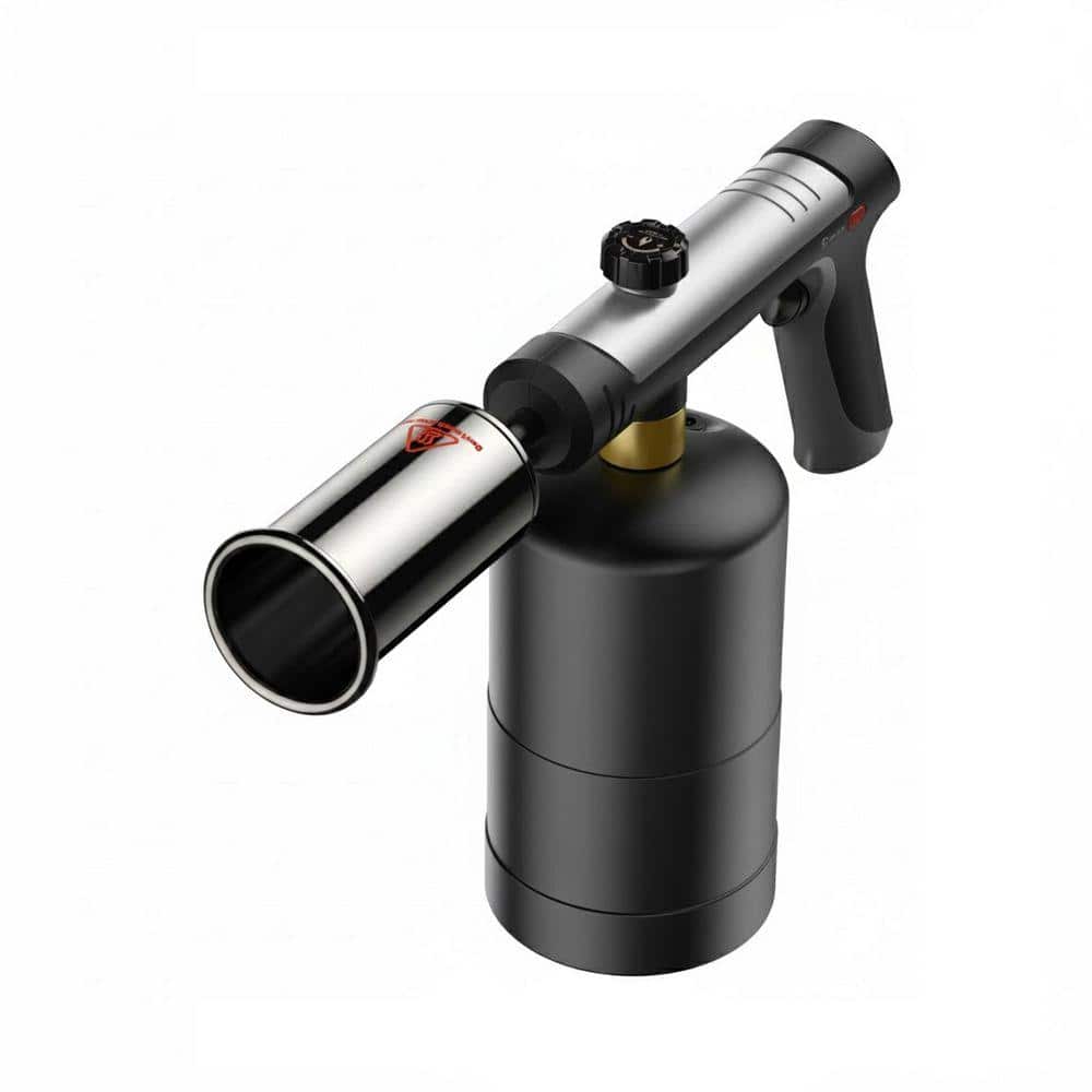 Lynzavix Propane Torch Metal Gold Finish Cooking Blow Torch Gun
