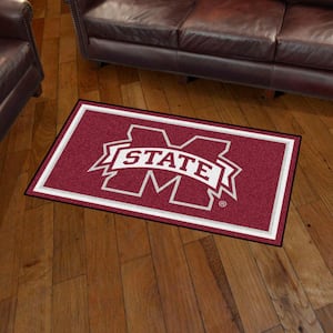 Mississippi State Bulldogs NCAA Home Court Indoor Area Rug 