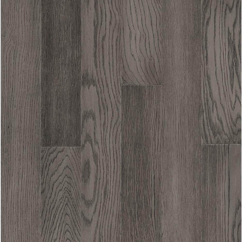 Take Home Sample - Hydropel Medium Gray Oak 7/16 in. T x 5 in. W Waterproof Click Lock Engineered Hardwood Flooring -  Bruce, EKWR54L75WR
