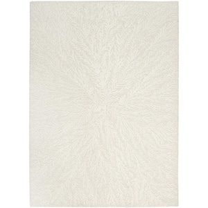 Ma30 Star Ivory 5 ft. x 7 ft. Abstract Contemporary Area Rug