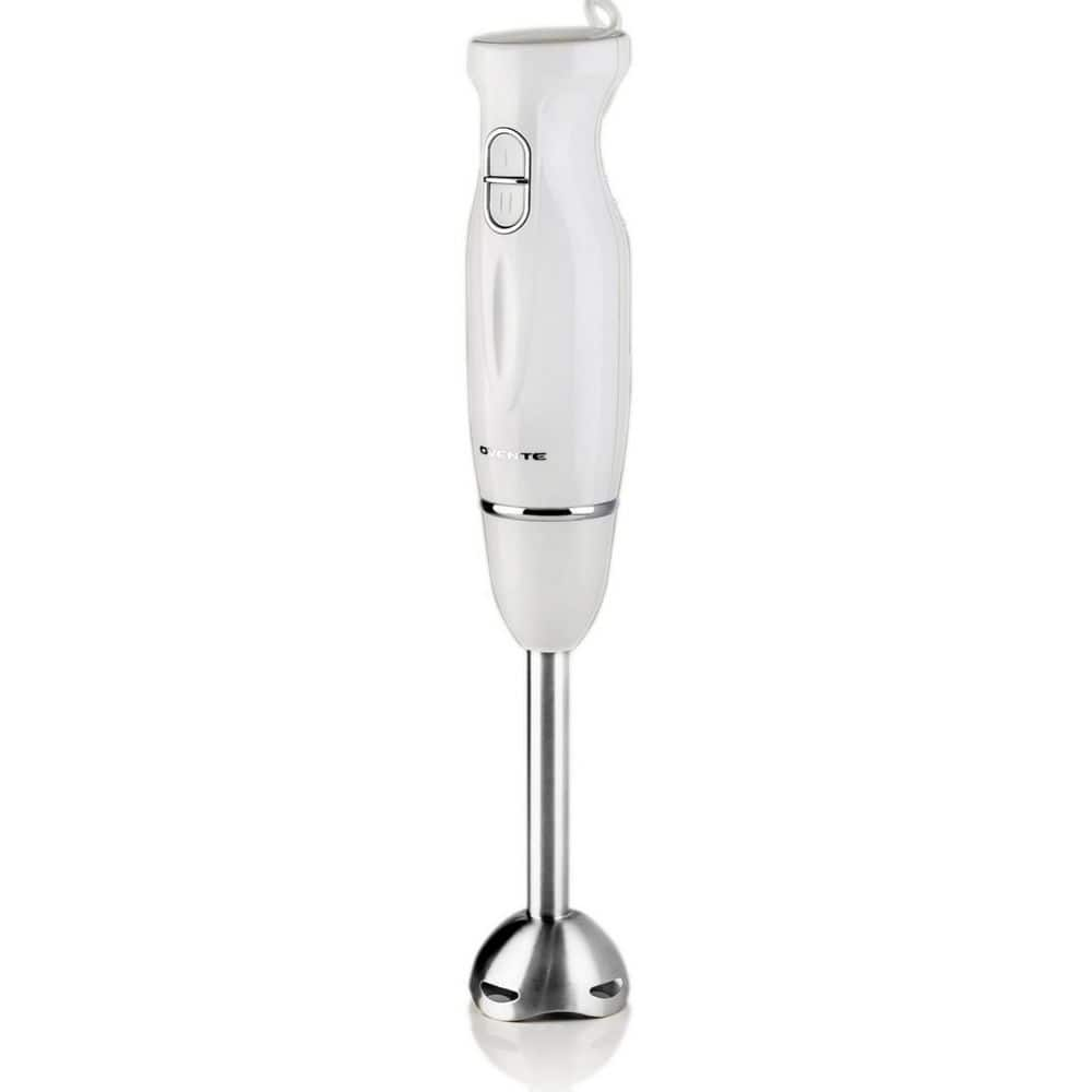 Ovente Immersion Hand Blender, Black, Red or White (HS560 Series)