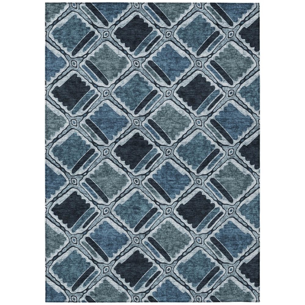 Chantille Machine Washable Indoor/Outdoor Abstract ACN2799 Blue 10 ft. x 14 ft. Area Rug price history on PriceWatchPro