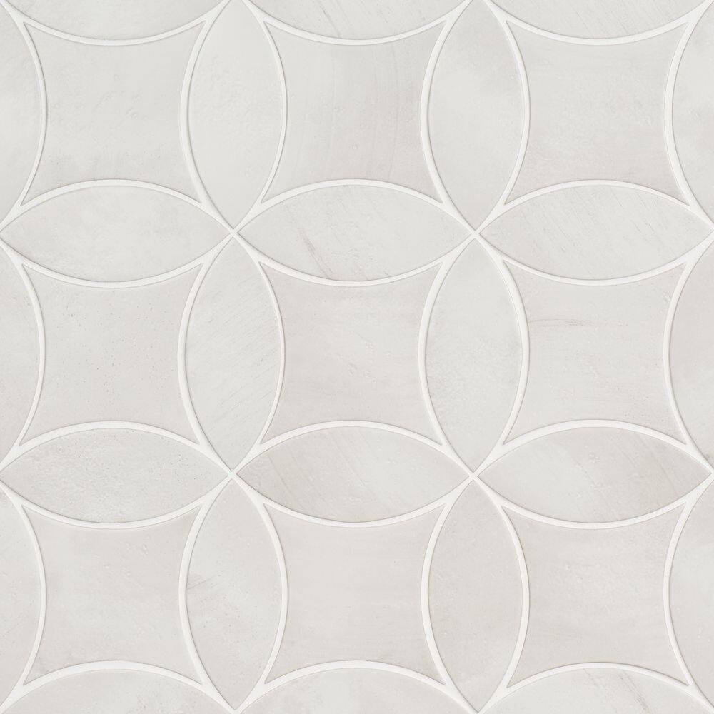 Dorel White 6.49 in. x 6.49 in. Kite Matte Porcelain Floor and Wall Tile (4.39 Sq. ft. /Case) price history on PriceWatchPro