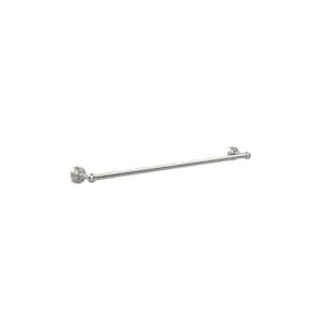 Waverly Place Collection 30 in. Back to Back Shower Door Towel Bar in Satin Nickel