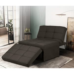 4 in 1 Adjustable Sofa Bed Folding Convertible Chair/Ottoman Arm Chair Sleeper Bed