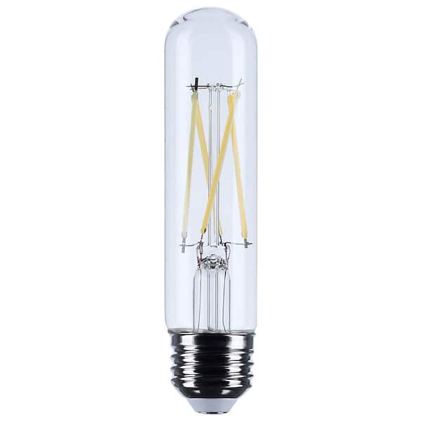 40-Watt Equivalent T10 E26 Base Clear Dimmable Enclosed Indoor/Outdoor Wet Tubular LED Bulb (24-Pack)