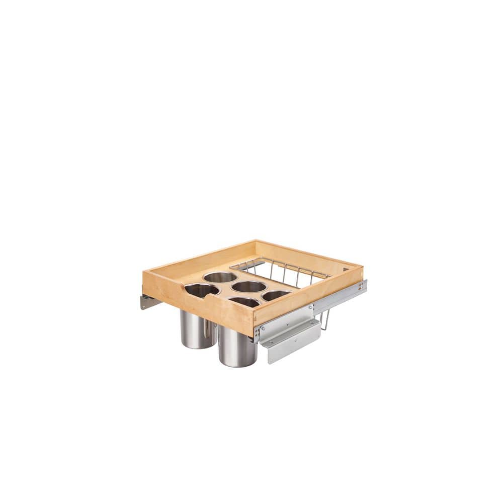 Rev-A-Shelf Wood Base Cabinet Pullout Organizer W/ Soft-Close