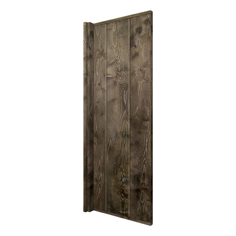 18 in. x 42 in. Espresso Solid Pine Wood Bathroom Urinal Partition price history on PriceWatchPro