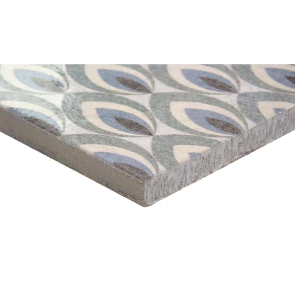 Emser Citadel Gray Porcelain Bullnose Tile (3-in x 12-in)