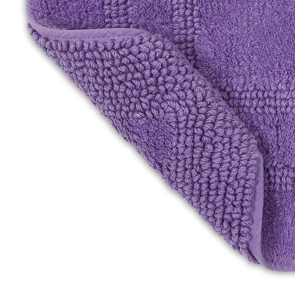 Fiesta Grape Cotton Reversible 24" x 17" Bath Mat