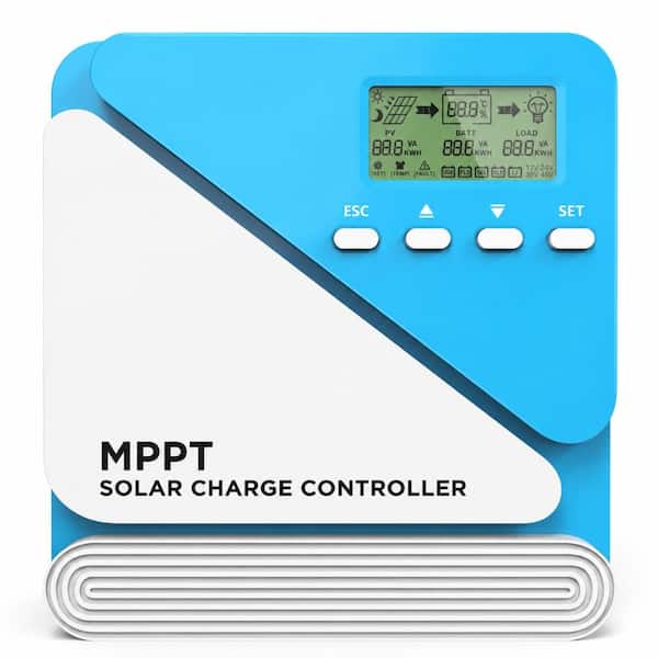 30A 12V/24V MPPT Solar Charge Controller WiFi Bluetooth App 360W Max Output 100V PV Input for Off-Grid Solar