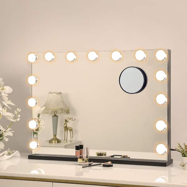 Depuley 23 x 18 In Vanity Mirror with Lights, Hollywood Large