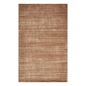 Harbor Solid Solid Beige 10 ft. x 14 ft. Hand Loomed Area Rug