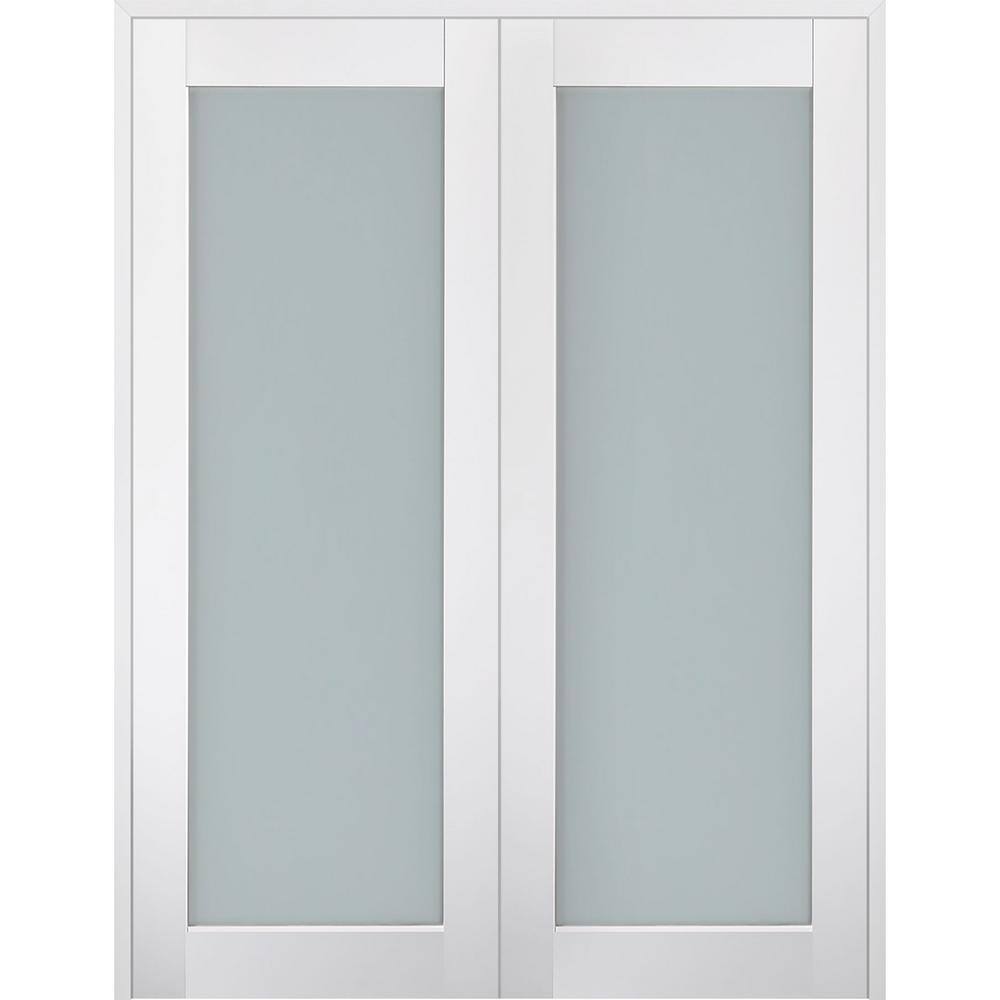 Belldinni Smart Pro 56 in. x 80 in. Both Active Frosted Glass Polar ...