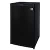 RCA RFR335, 3.2 Cu Ft Compact Design Mini Fridge with Freezer, Stainless,  Black SS