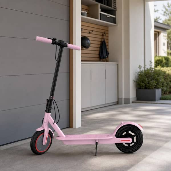 Numhew 350W High-Speed 2-Wheel Electric Scooter, Pink, 16 Miles