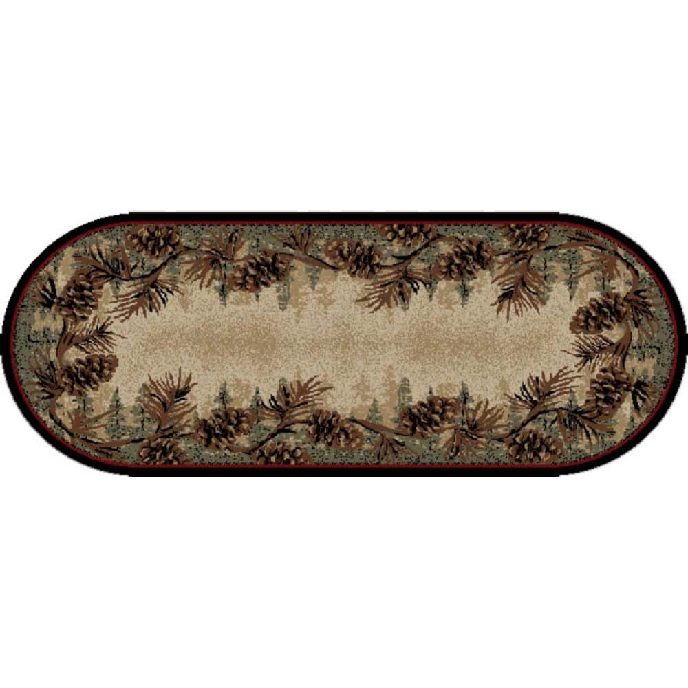 American Destination Multi-Colored 2 ft. x 5 ft. Polypropylene Area Rug price history on PriceWatchPro
