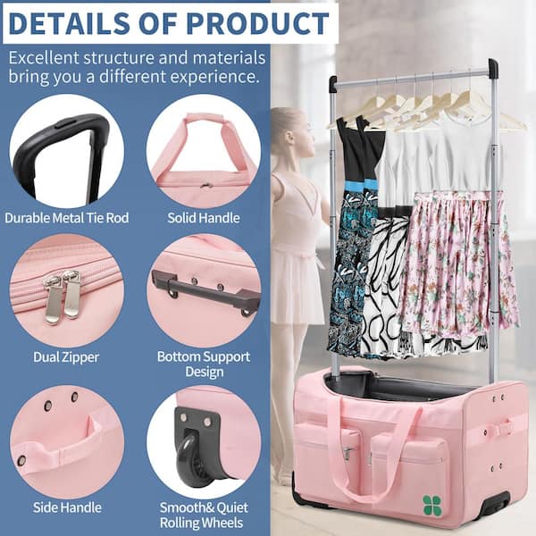 Dance costume bag with rack online