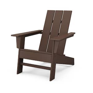 Grant Park Mahogany HDPE Plastic Modern Adirondack Outdoor Chair