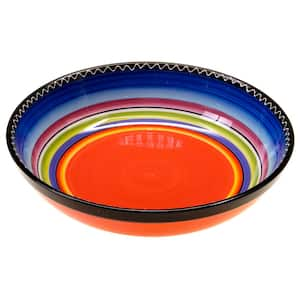 Tequila Sunrise Pasta/Salad Serving Bowl